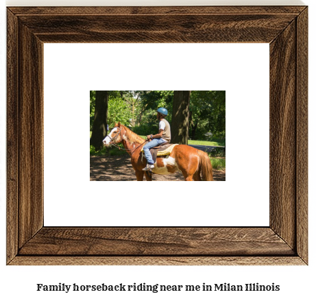 family horseback riding near me in Milan, Illinois